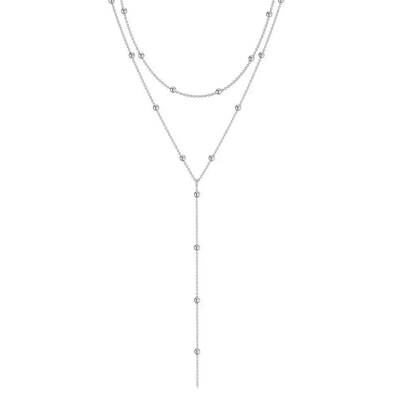 Collier Lariat Doré Elégent Sublime